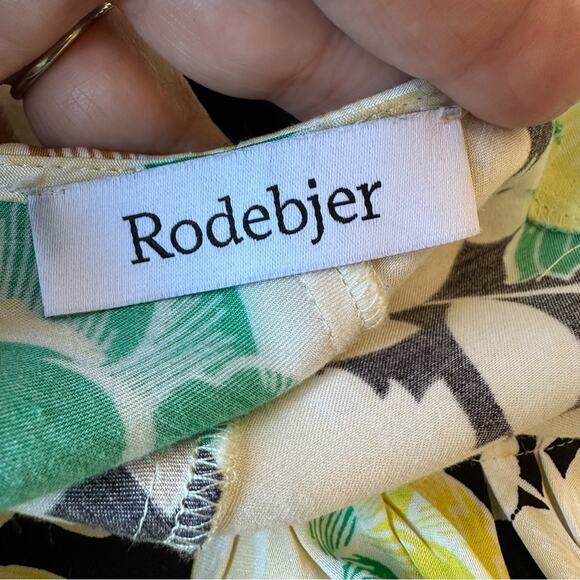 Rodebjer M Wanda Floral Print High/Low Dress stunning spring maxi - Picture 9 of 10